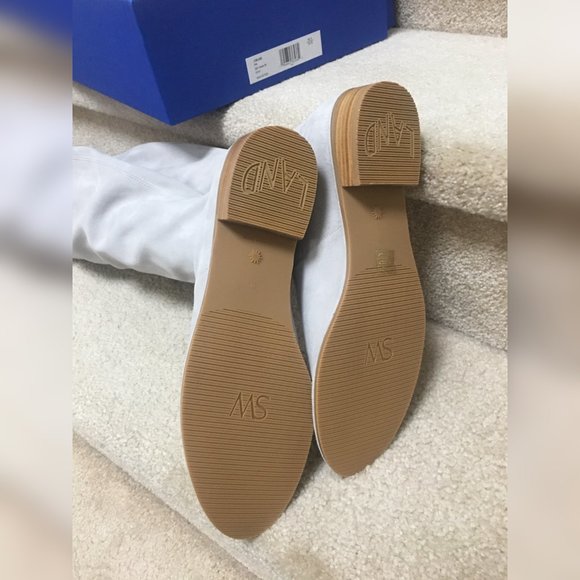 [SOLD] STUART WEITZMAN Lowland Light Grey OTK Boots 10 NWT - Picture 9 of 9